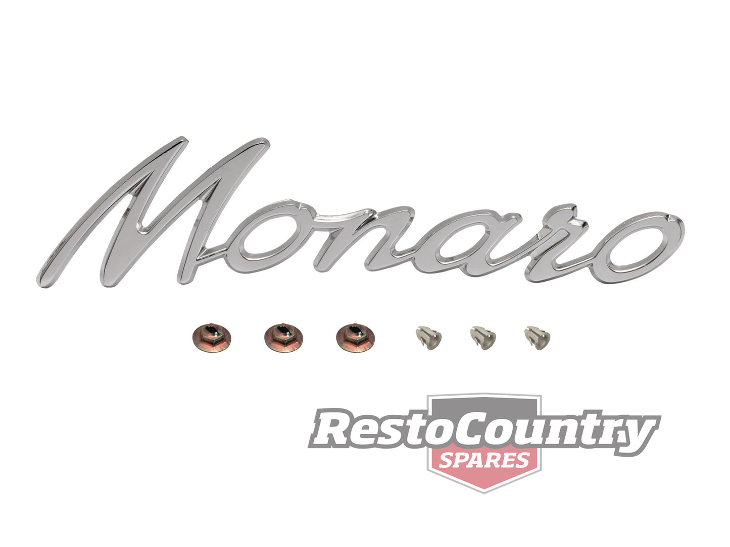 Badge "Monaro" Chrome HK HT HG - B1046A