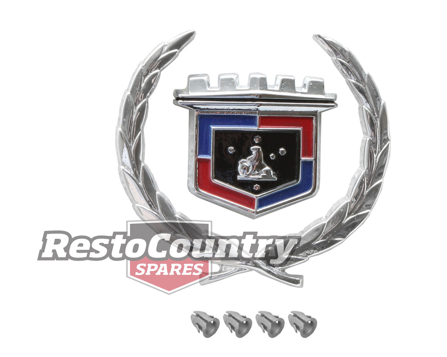 Badge "Wreath And Shield" HQ Deville Front Panel - B1074