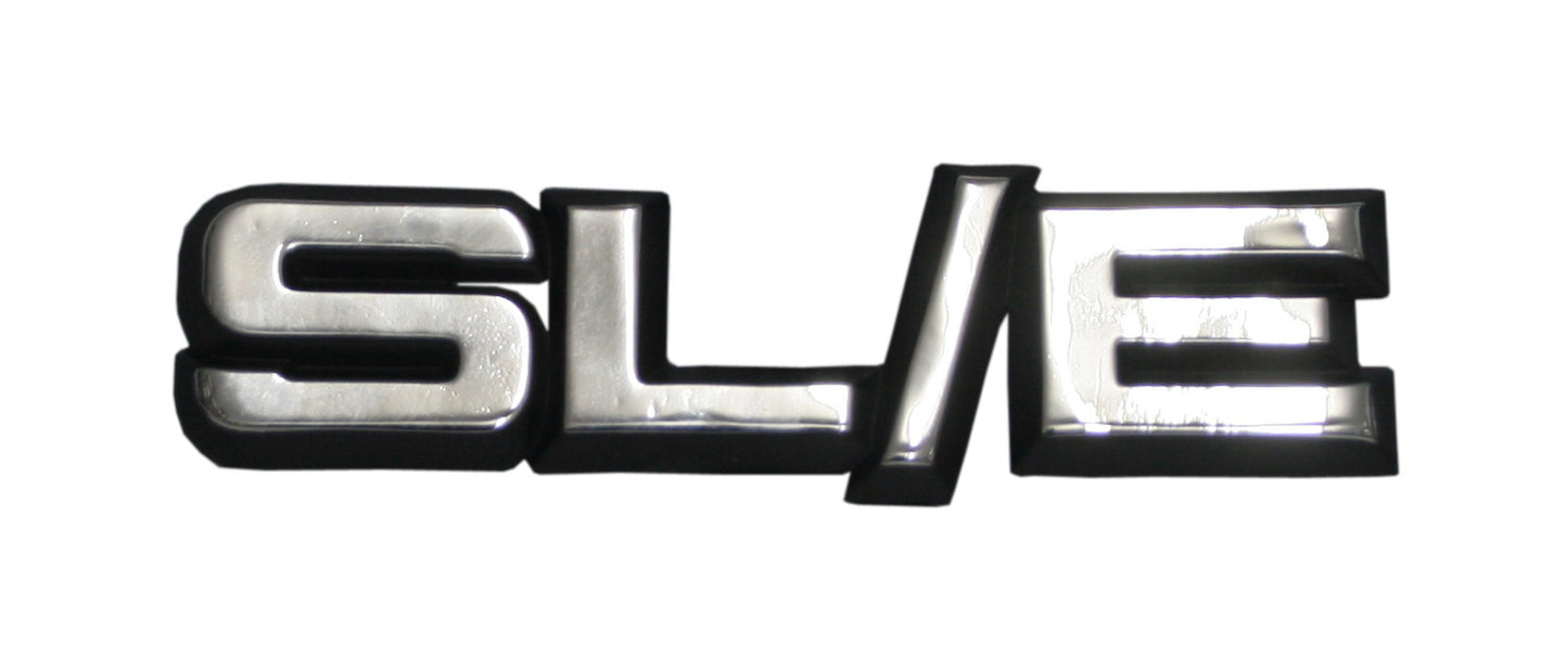 Badge "SLE" VH Commodore Boot Lid - B1108