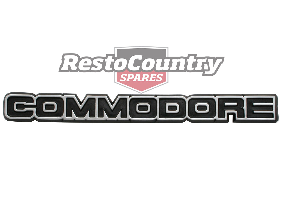 Badge "Commodore" VK VL Commodore Bootlid & Tailgate - B1114