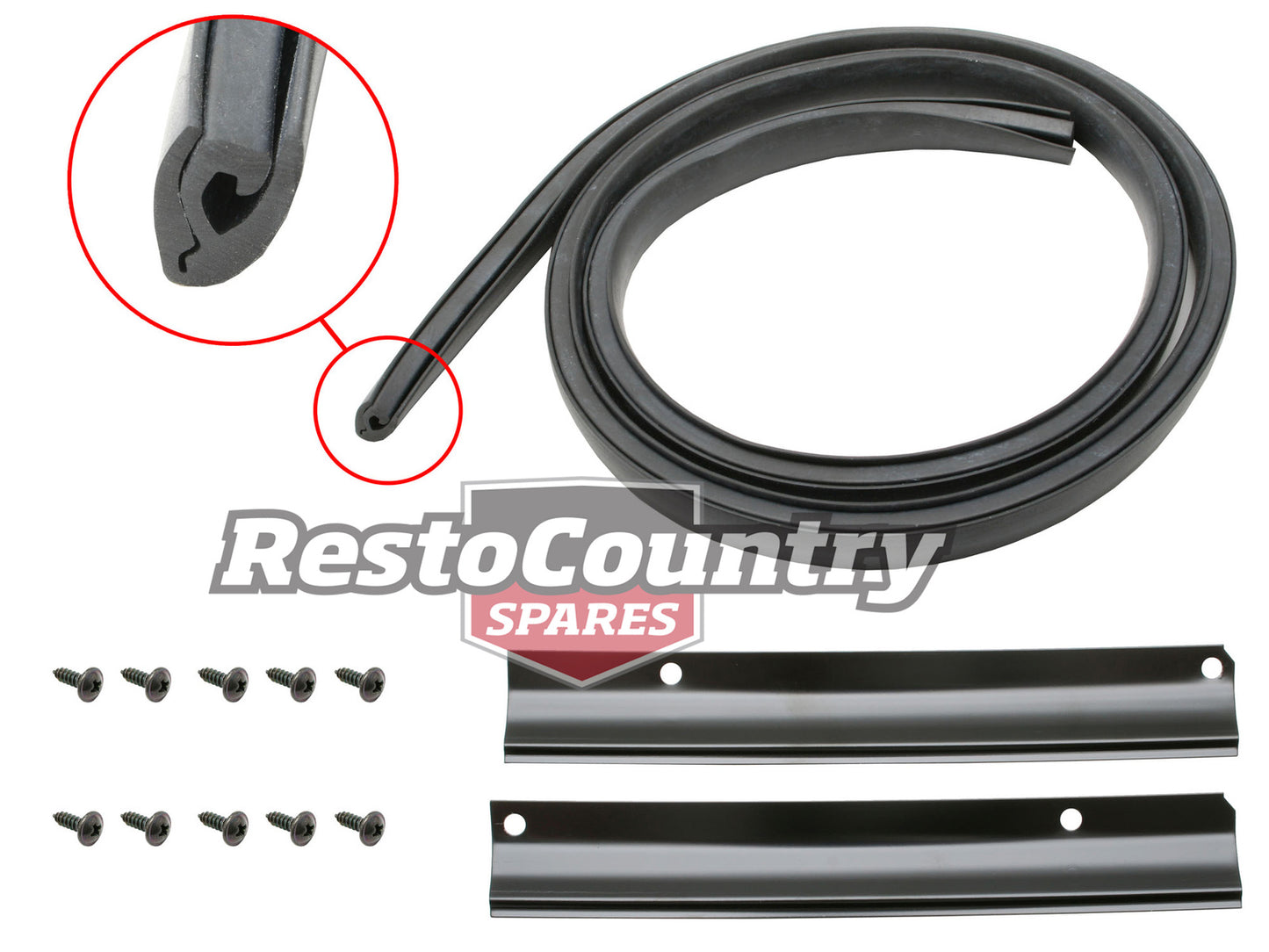 Bonnet Lacing Rubber HJ HX HZ WB With Retainers - BL111B