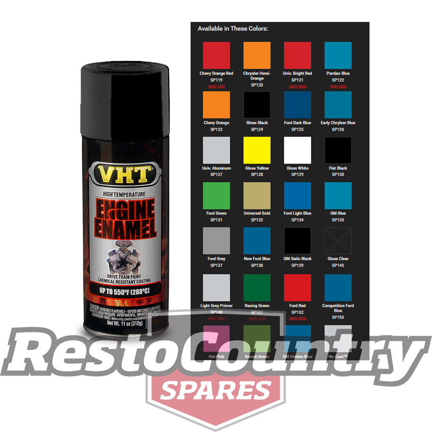 VHT Engine Enamel Gloss Black 312g Aero - SP124