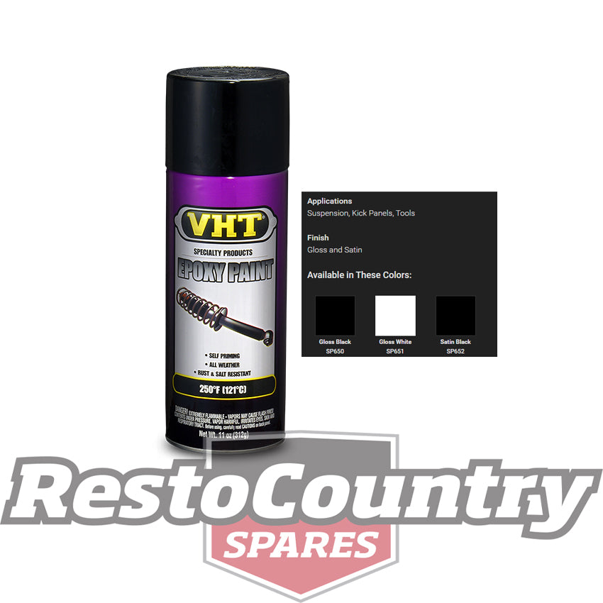 VHT Epoxy Paint Satin Black 312g Aero - SP652