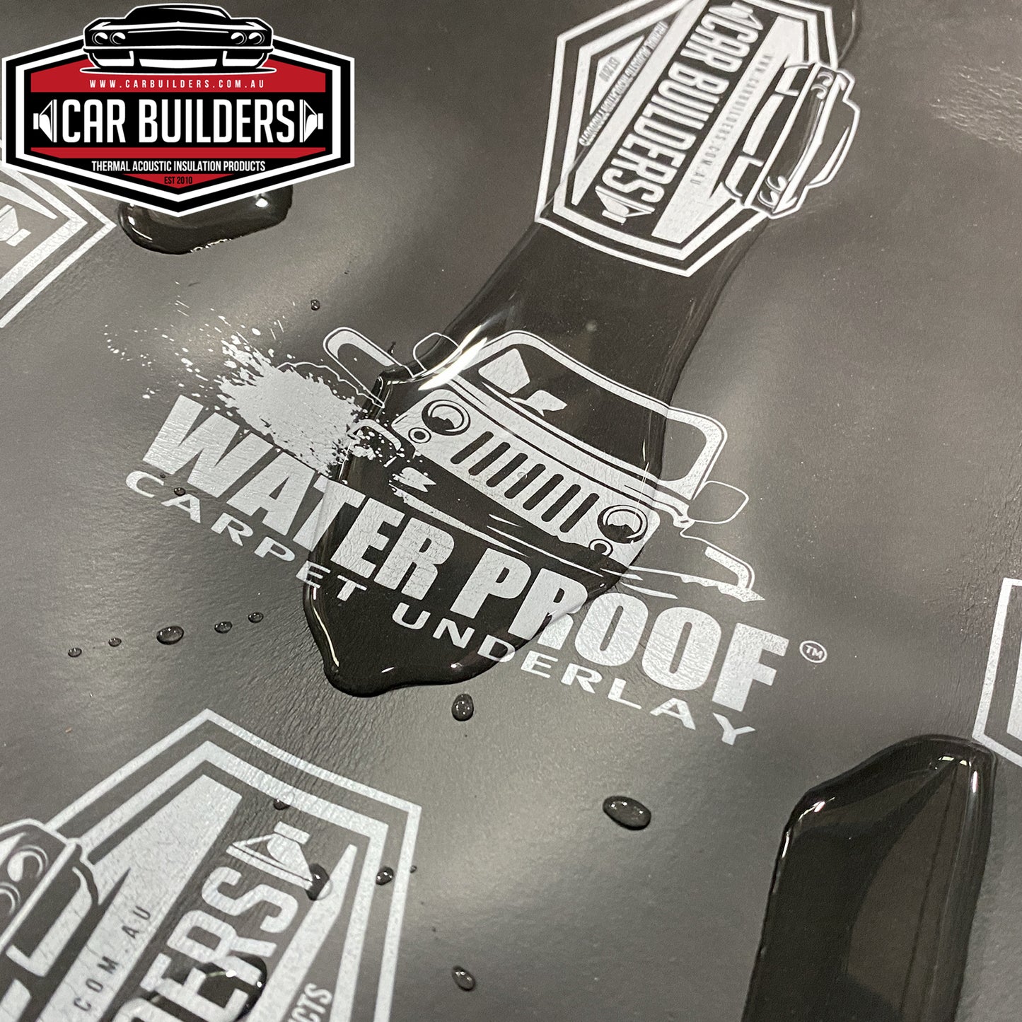 Car Builders Water Proof Underlay 1800x950x10mm - WU