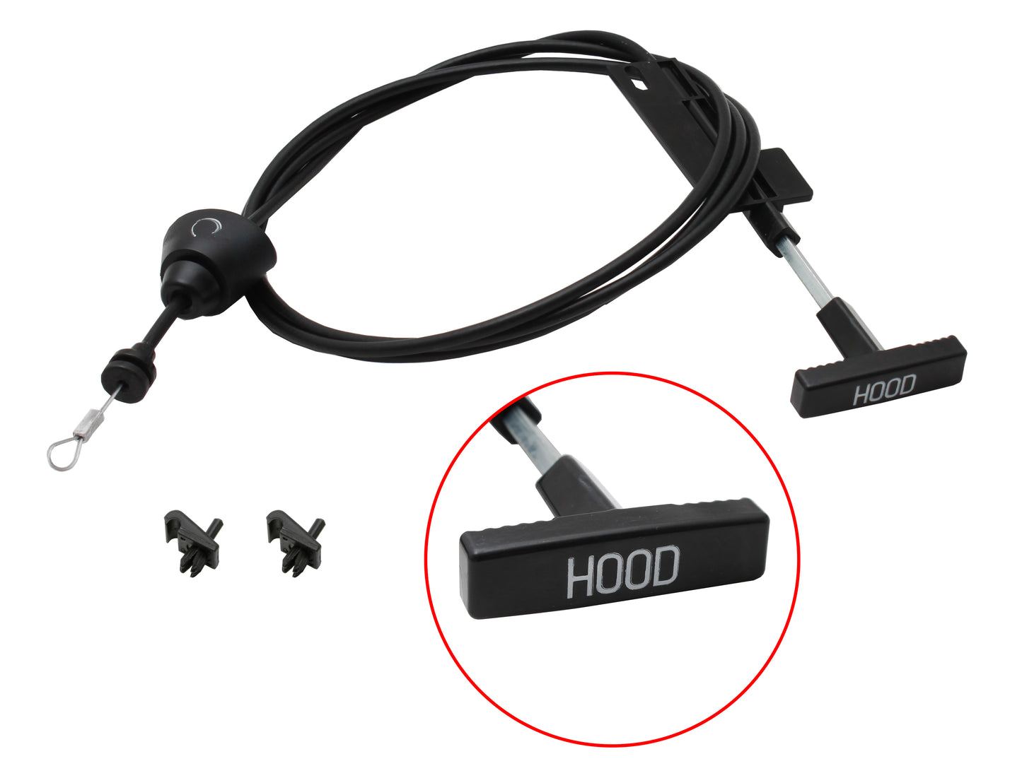 Ford Bonnet Release Cable XD XE XF XG Falcon ZJ ZK ZL Fairlane wire open hood - XE16A665A