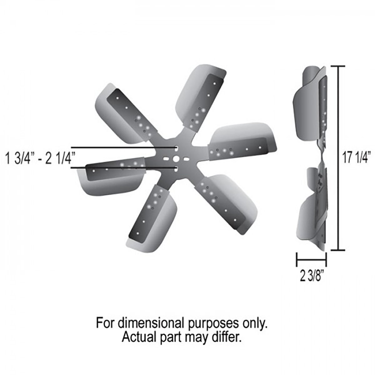 Derale Flex Fan 17 Inch - 17017