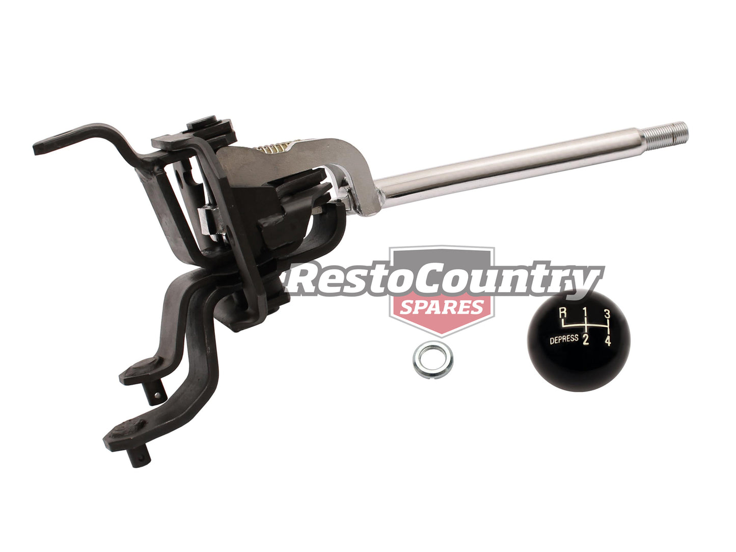 Gear Shift Assembly LC LJ 4 Speed Chrome Shifter - 2812313