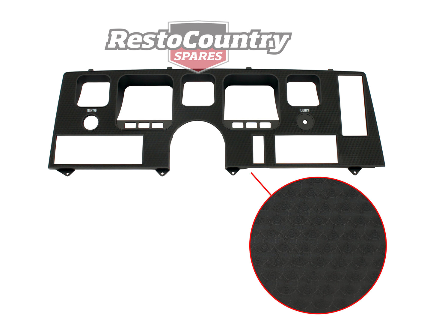 Dash Fascia HQ GTS Natural Black - 2815985N