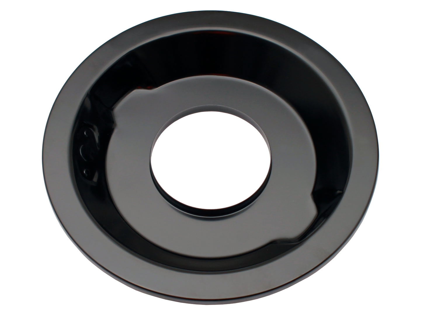 TFI Chrome Air Cleaner 14"X2 Holley Recessed Black - 476-941BK