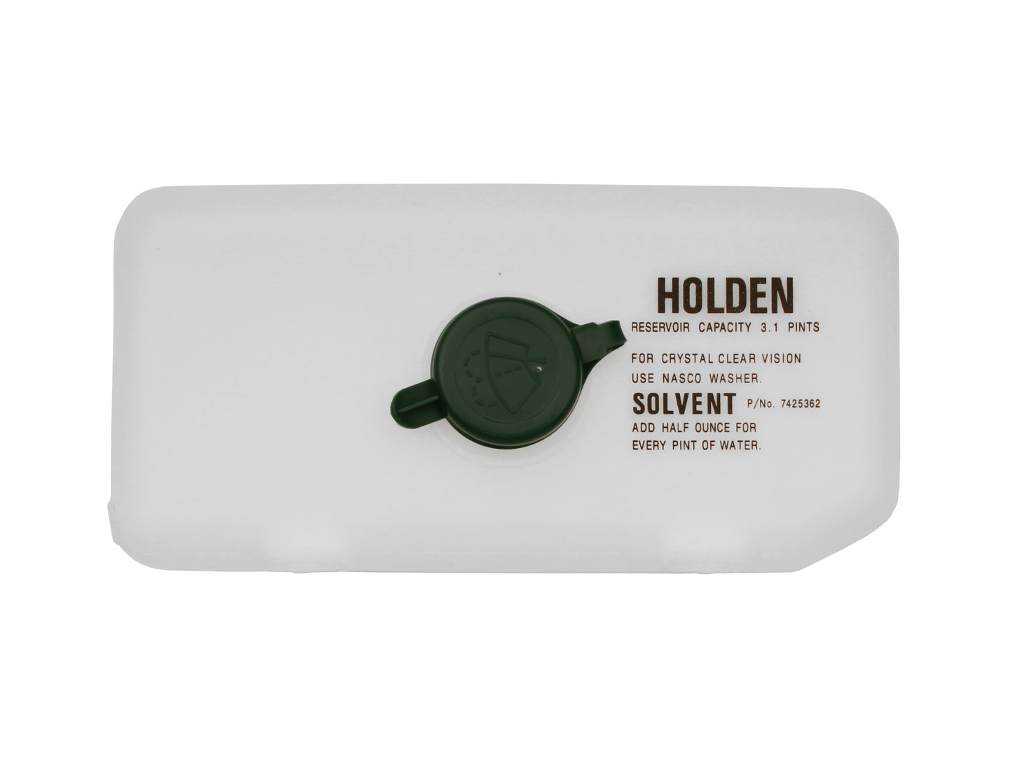 Windscreen Washer Bottle HK HT HG LC LJ "Holden" - 7434071B