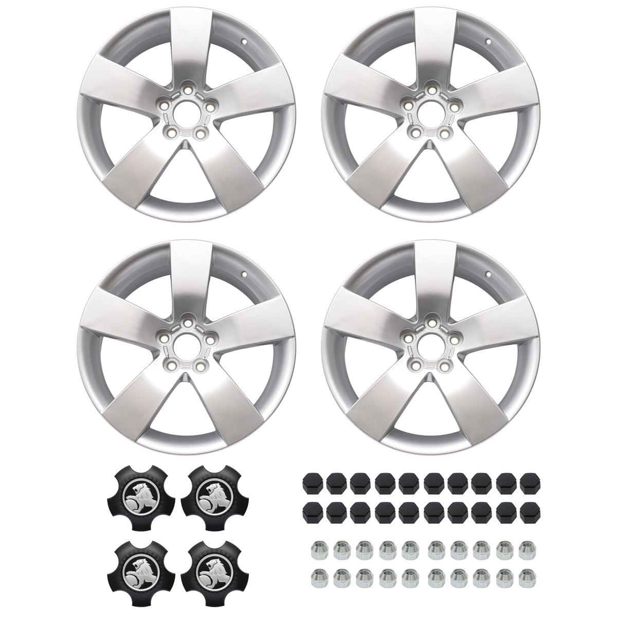 Genuine Wheel & Centre Cap Kit Holden VE SV6 SS Series 1 - 92173149VE1