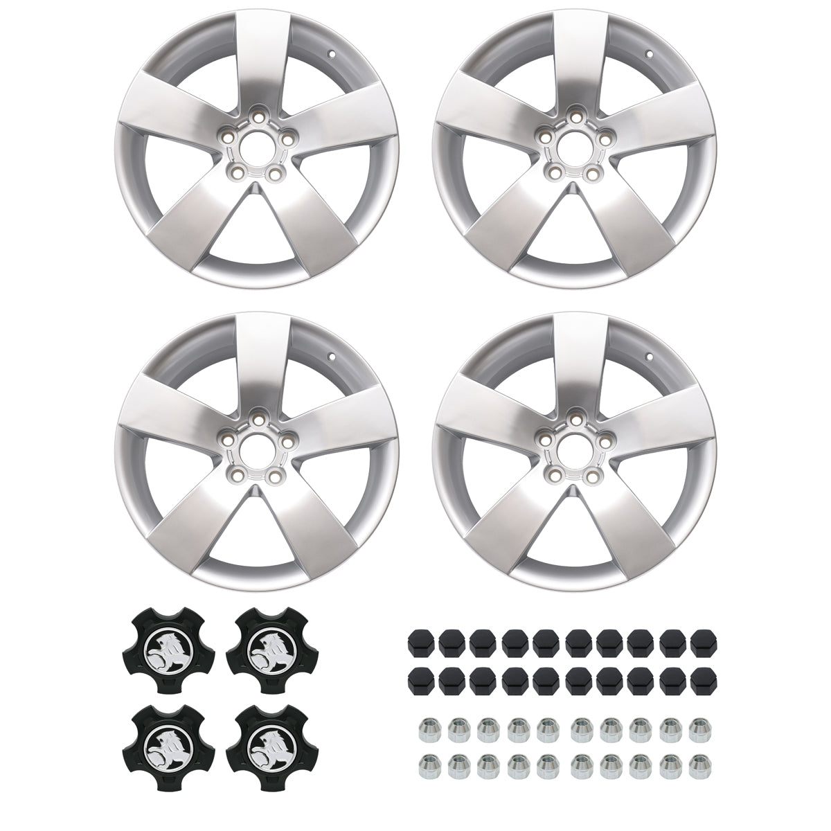 Genuine Wheel & Centre Cap Kit Holden VE SV6 SS Series 2 - 92173149VE2