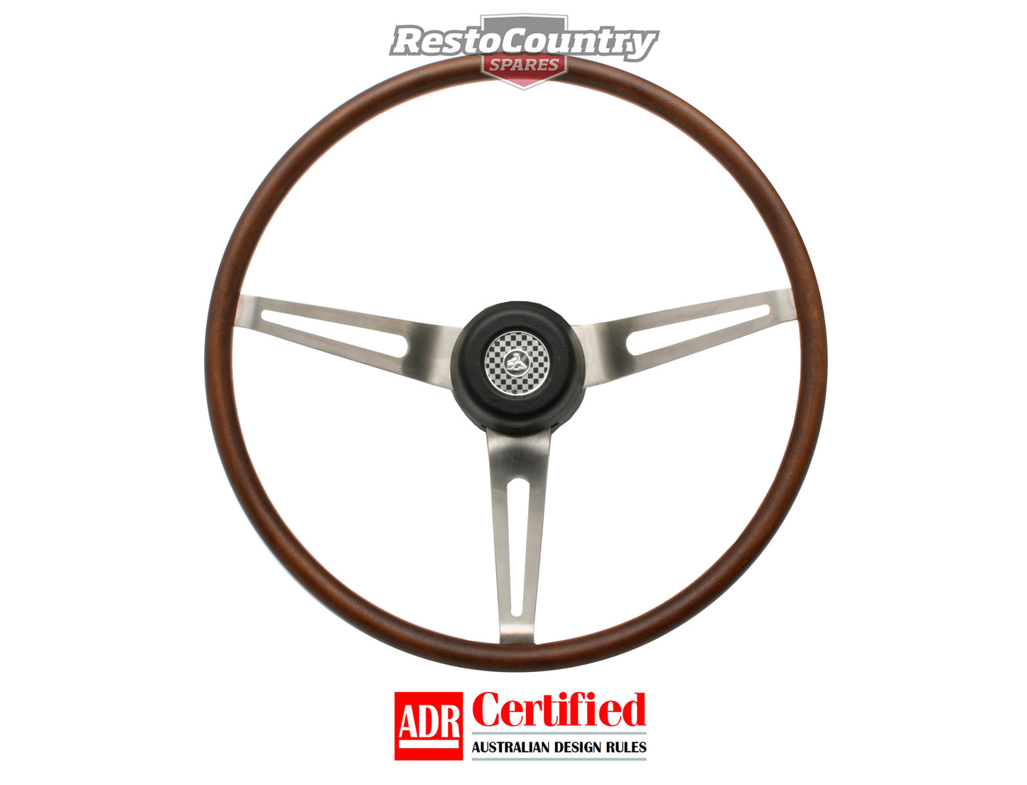 Steering Wheel HK GTS Early LC Woodgrain Complete - 9748390