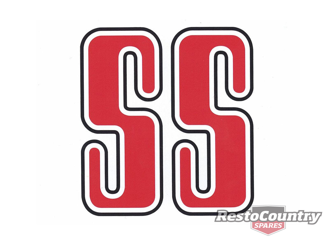 Decal "SS" LX Hatchback Rear Panel - 9936332