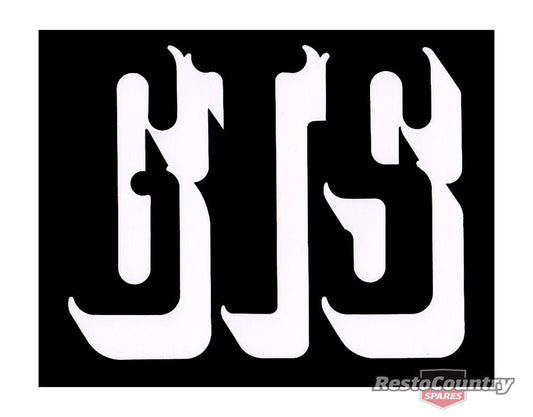 Paint Mask "GTS" HX Rear Door (Exc Black Car) - 9942756