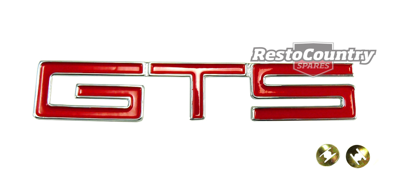 Badge "GTS" (Red) HT HG Monaro Door Trim - B1002A