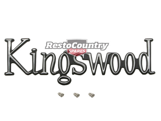 Badge "Kingswood" HQ HJ Fender, Boot, Tailgate - B1007