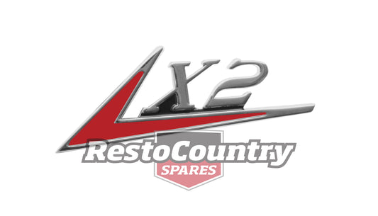 Badge "X2" Fender & Boot HD HR - B1036