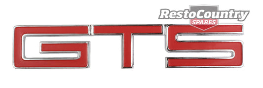 Badge "GTS" Monaro Grille Red HT Only - B1047