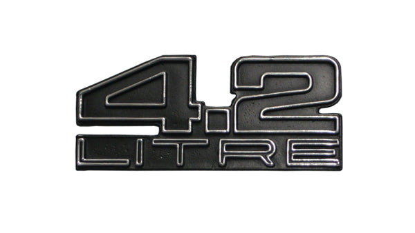 Badge "4.2 Litre" Boot Tailgate HJ HX HZ & LH LX Torana - B1050