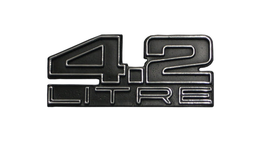 Badge "4.2 Litre" Boot Tailgate HJ HX HZ & LH LX Torana - B1050