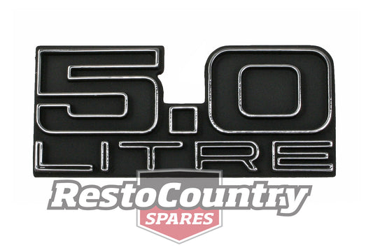 Badge "5.0 Litre" Boot Tailgate HJ HX HZ LX - B1051