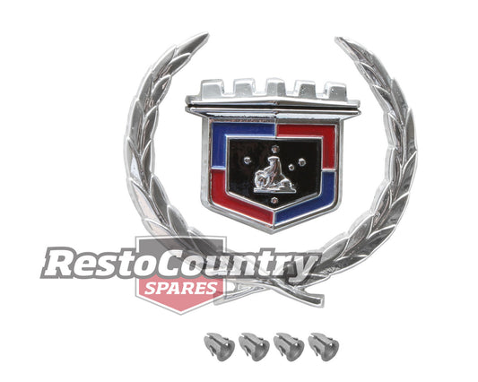 Badge "Wreath And Shield" HQ Deville Front Panel - B1074