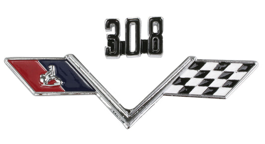 Badge "308" Engine Size And Flags Kit HT HG - B1090