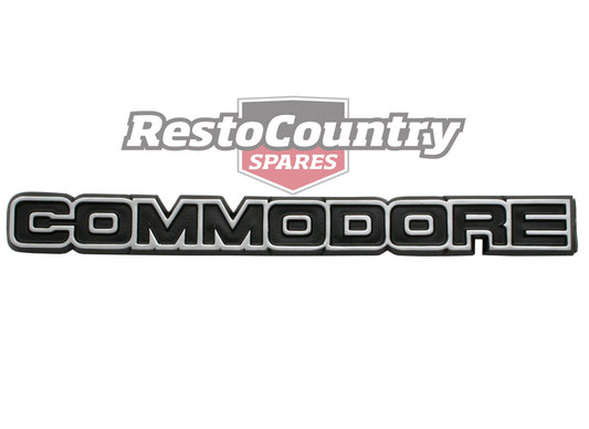 Badge "Commodore" VK VL Commodore Bootlid & Tailgate - B1114