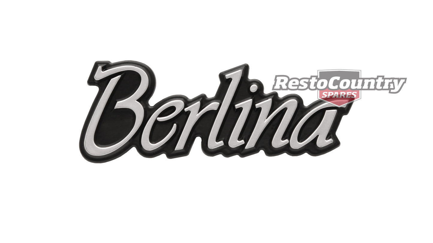 Badge "Berlina" VK VL Commodore Boot Lid & Tailgate - B1118