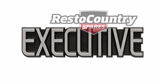 Badge VK VL Commodore "Executive" Bootlid Tailgate - B1199