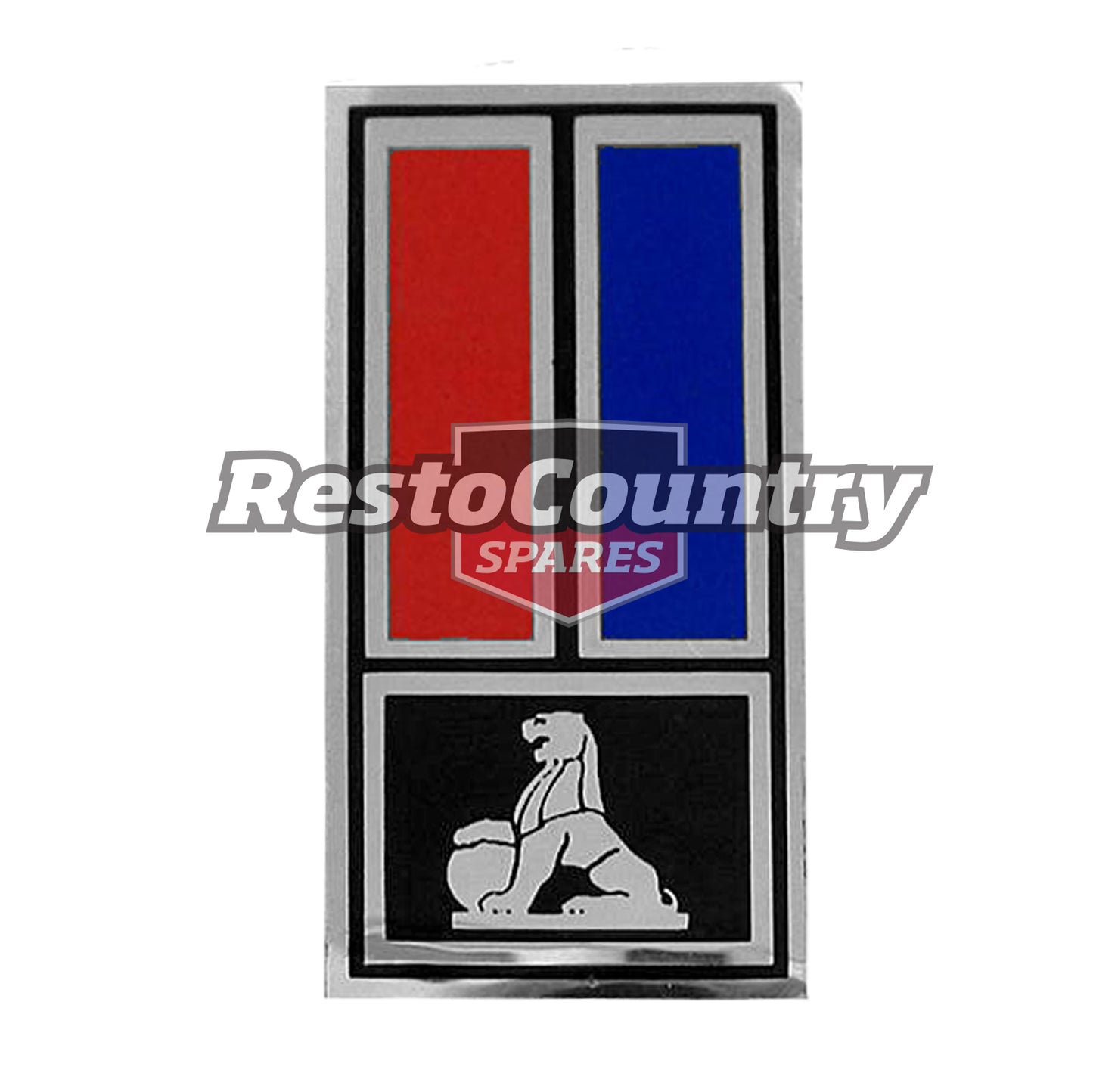Badge Console Insert HK GTS With Lion Red Blue - B1278