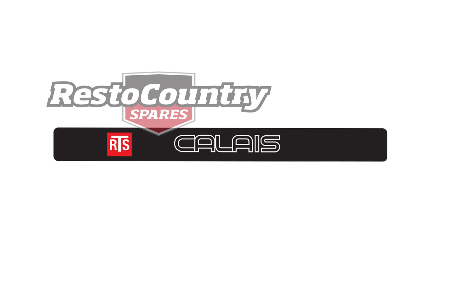 Badge Dash "RTS Calais" VK VL Commodore - B1292