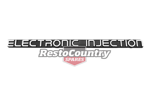 Badge "Electronic Injection" VK VL Commodore Fender & Boot - B1293