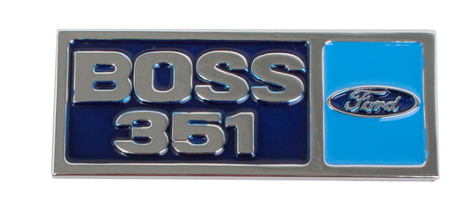 Badge Plaque "Boss 351" Suit Alloy Rocker Cover - B2006