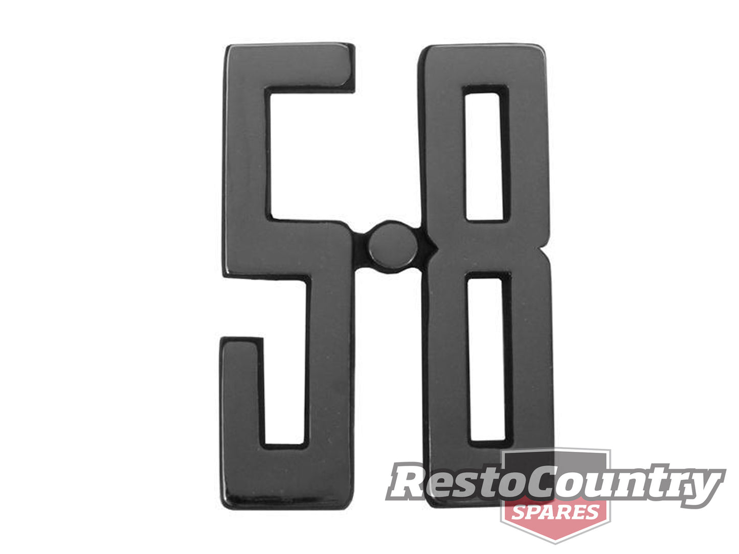 Badge "5.8" Chrome Fender XC 5.8l Excluding GS Cobra - B2023