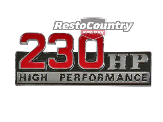 Badge "230 Hp" Fender XT GT - B2027