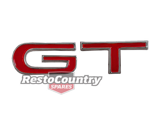 Badge "G & T" Letters Pillar Boot Or Bonnet Large Red XT - B2028