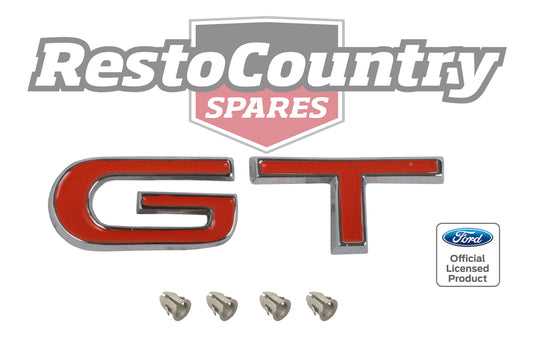 Badge "G & T Letters Fender & Boot Large Orange XW - B2033