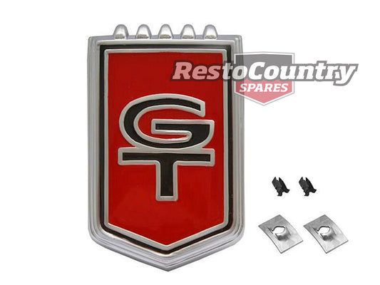 Badge Grille Roof Or Boot "GT" Shield XR GT - B2037