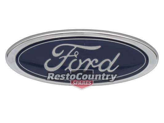 Badge "Ford" Oval 90mm Dark Blue EB ED EF EL XH - B2040
