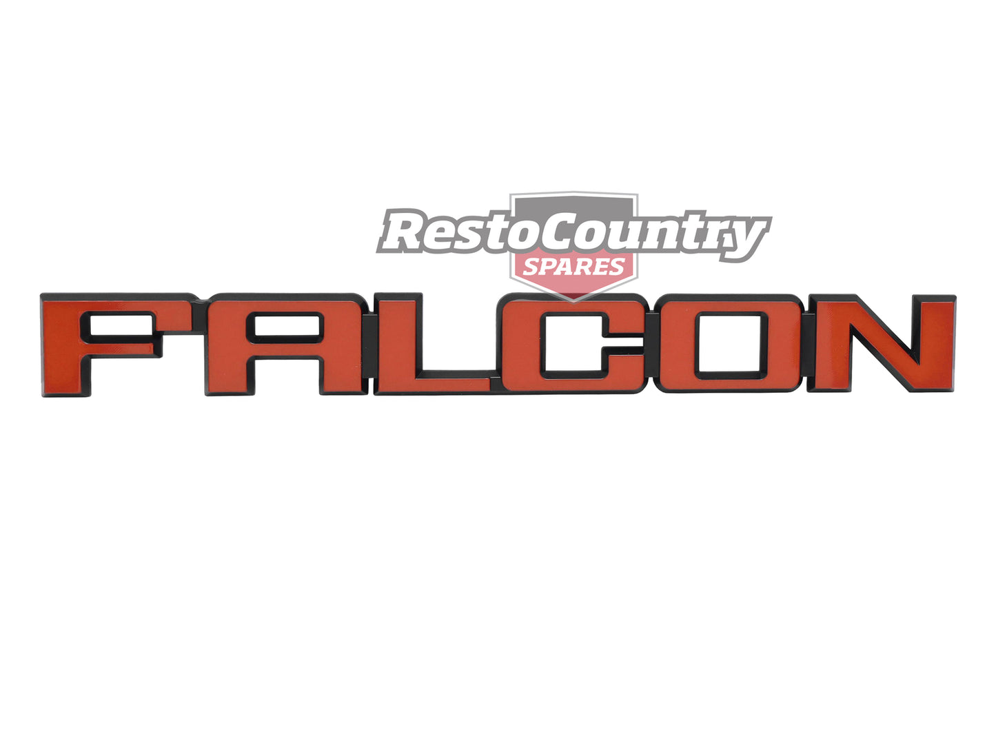 Badge "Falcon" Red XD XE XF Boot & Tailgate - B2062