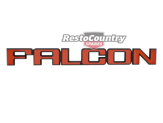 Badge "Falcon" Red XD XE XF Boot & Tailgate - B2062