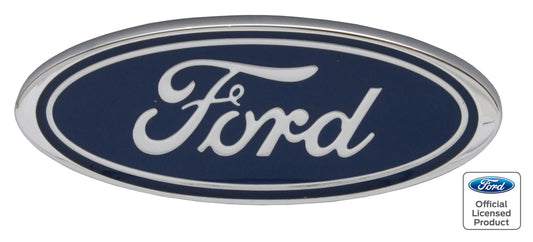 Badge "Ford" Oval Curved 115mm XC ZH 4/1978 On XD XE XF ZJ ZK FC FD - B2106