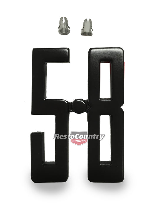 Badge "5.8" (Black) XC GS Fender - B2107