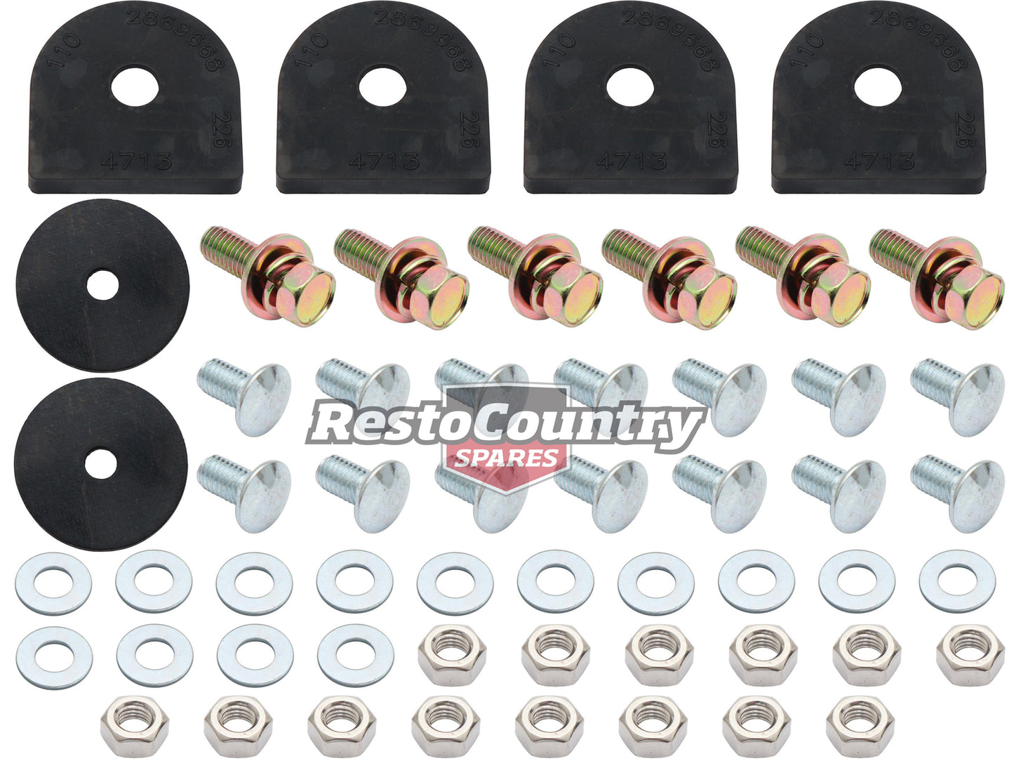 Bumper Bar Mounting Kit Rear SL/E VB VC VH Commodore - BB1025