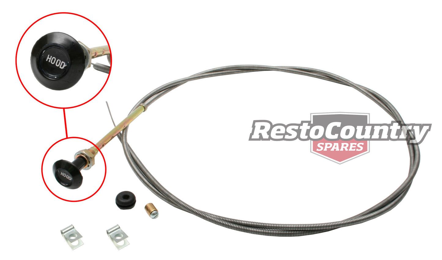 Bonnet Cable Kit FE FC With Grommet & Stop - BC1001A