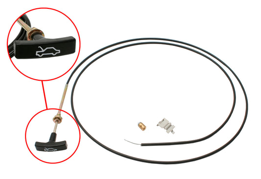 Bonnet Cable Kit Late LX Torana With T Handle - BC1006