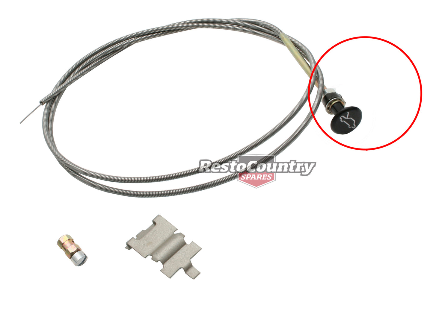 Bonnet Cable Kit LH To Early LX Round Knob - BC1009