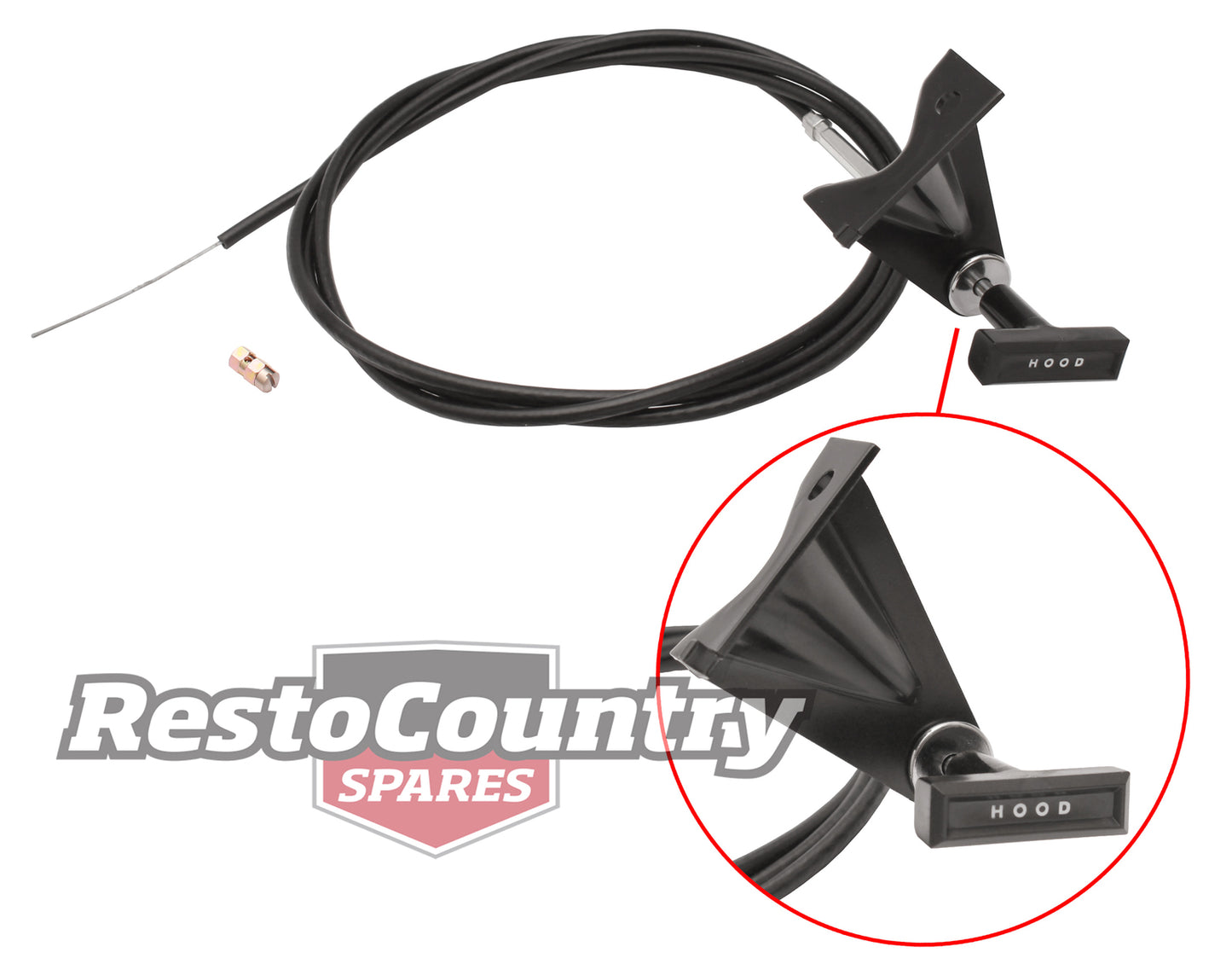 Bonnet Release Cable Concourse Quality XA XB ZF ZG - BC2003